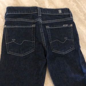 Girls size 8 7for all mankind skinny Jean